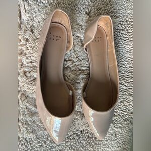 a new day Blush Patent Leather Ballet Flats